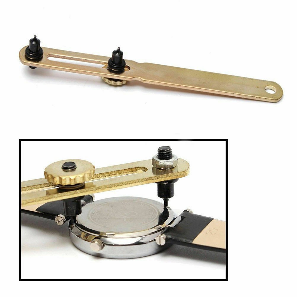 Adjustable Watch Screw Back Case Cover Opener Battery Replacement Tool Wrench